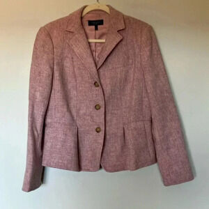 Talbots pink 100% wool blazer  jacket